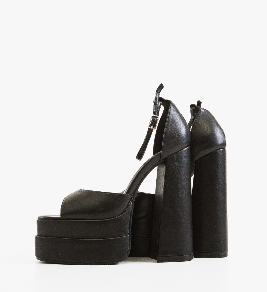 Sandale dama Gail Negre - 4 | YEO