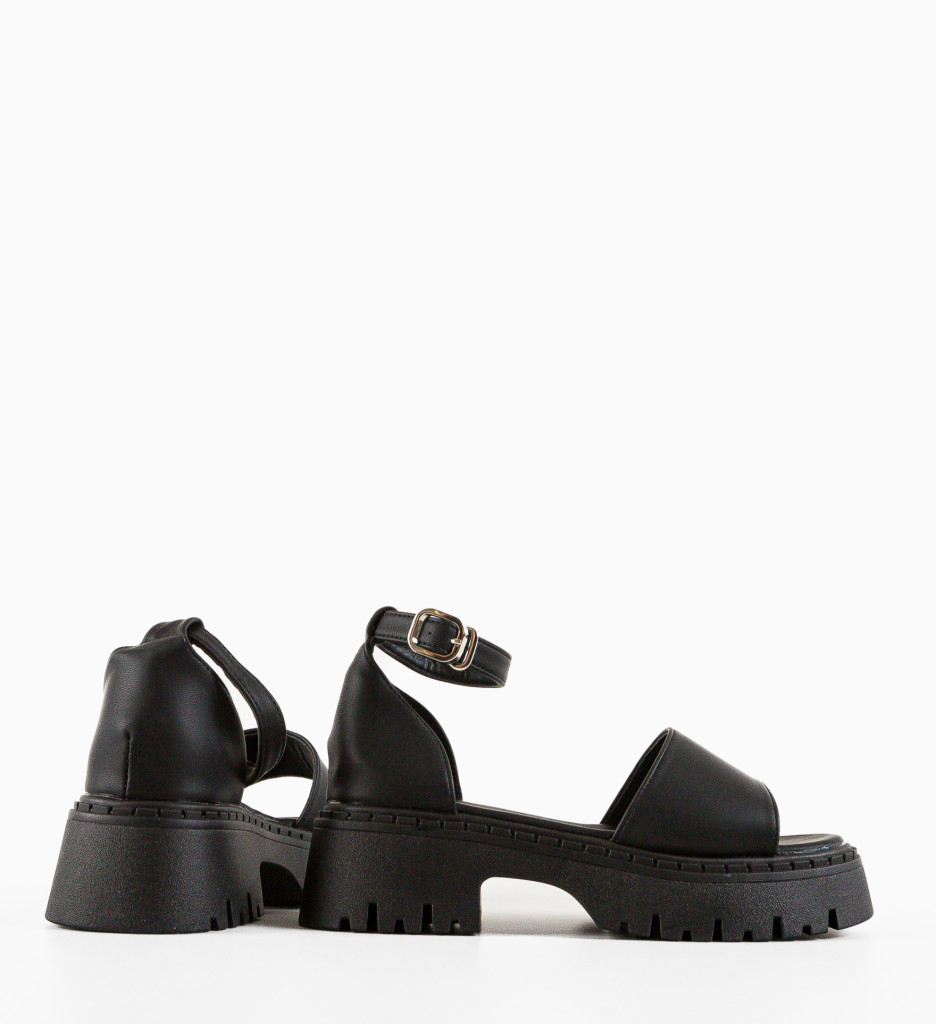 Sandale dama Helle Negre - 4 | YEO