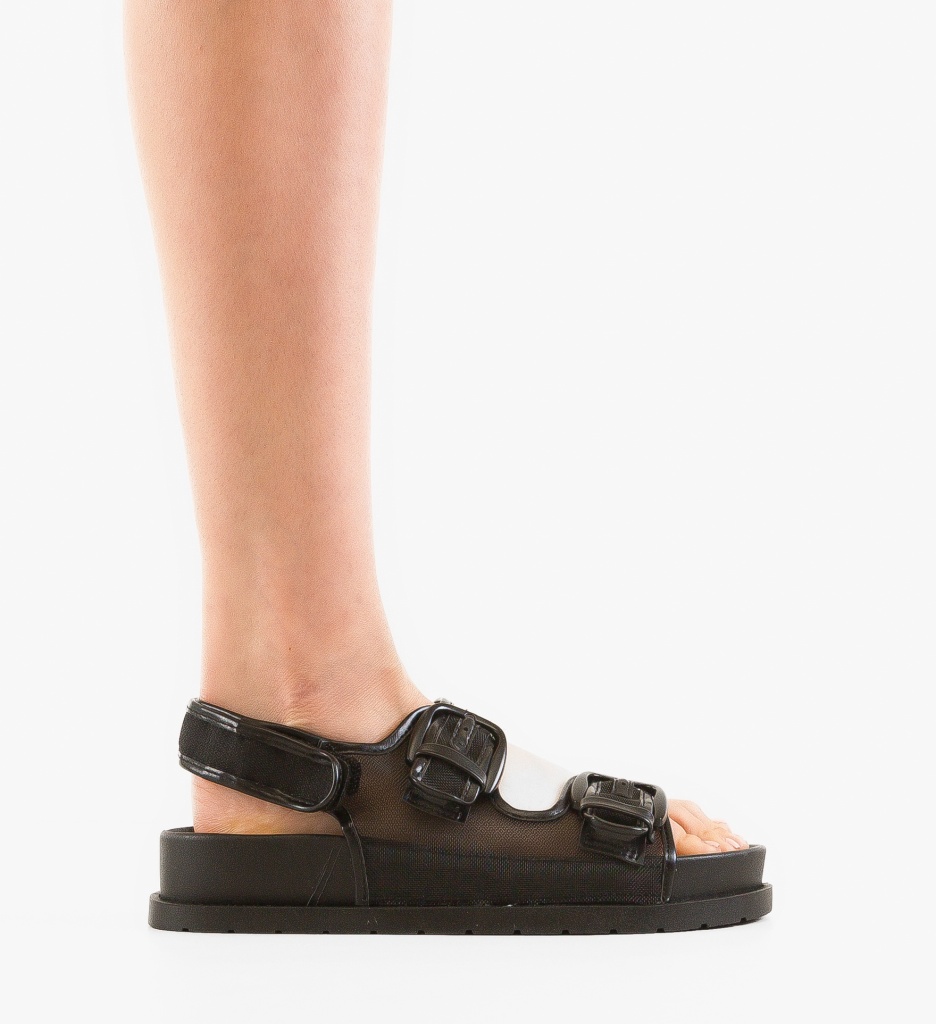 Sandale dama Jago Negre - 5 | YEO