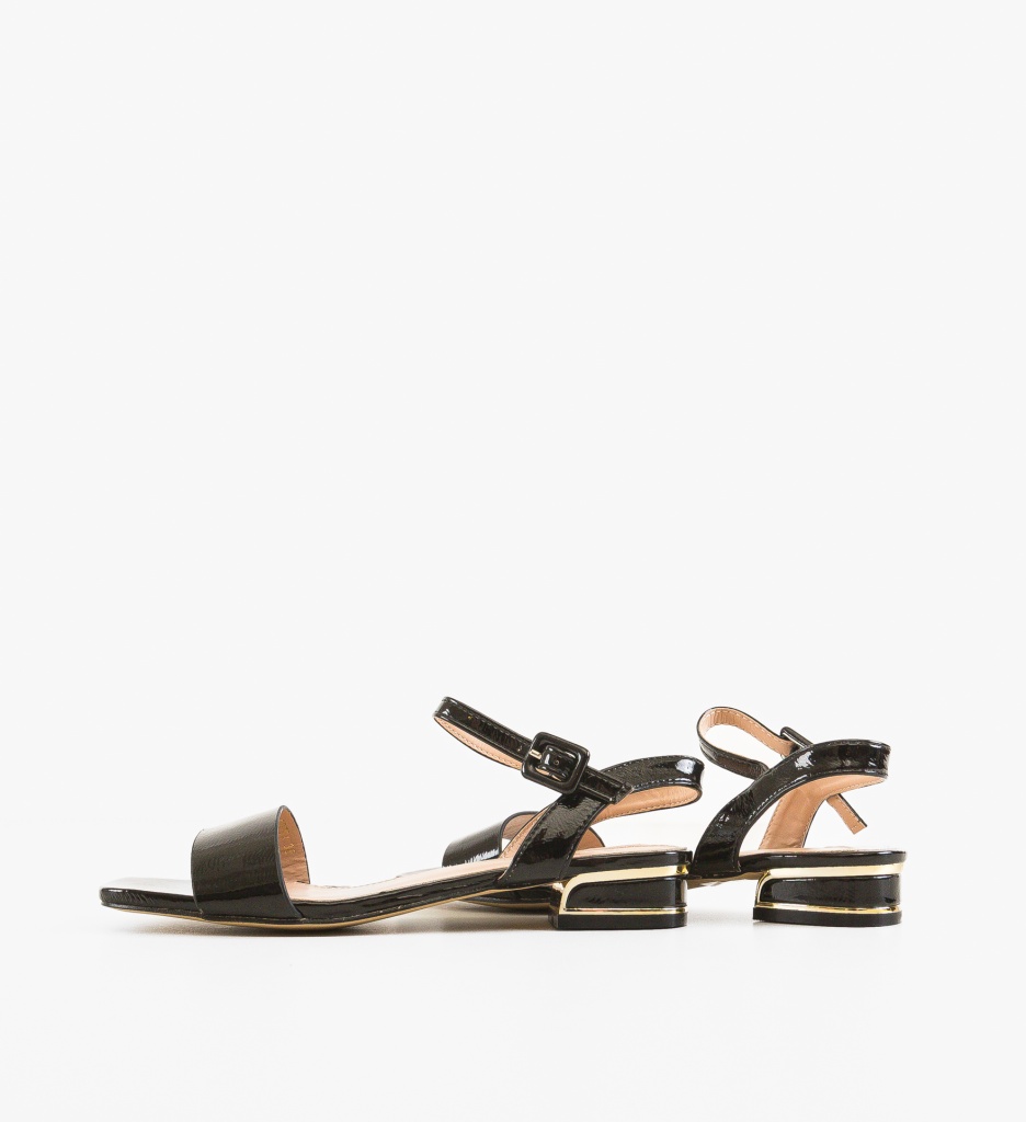 Sandale dama Luncama Negre - 2 | YEO
