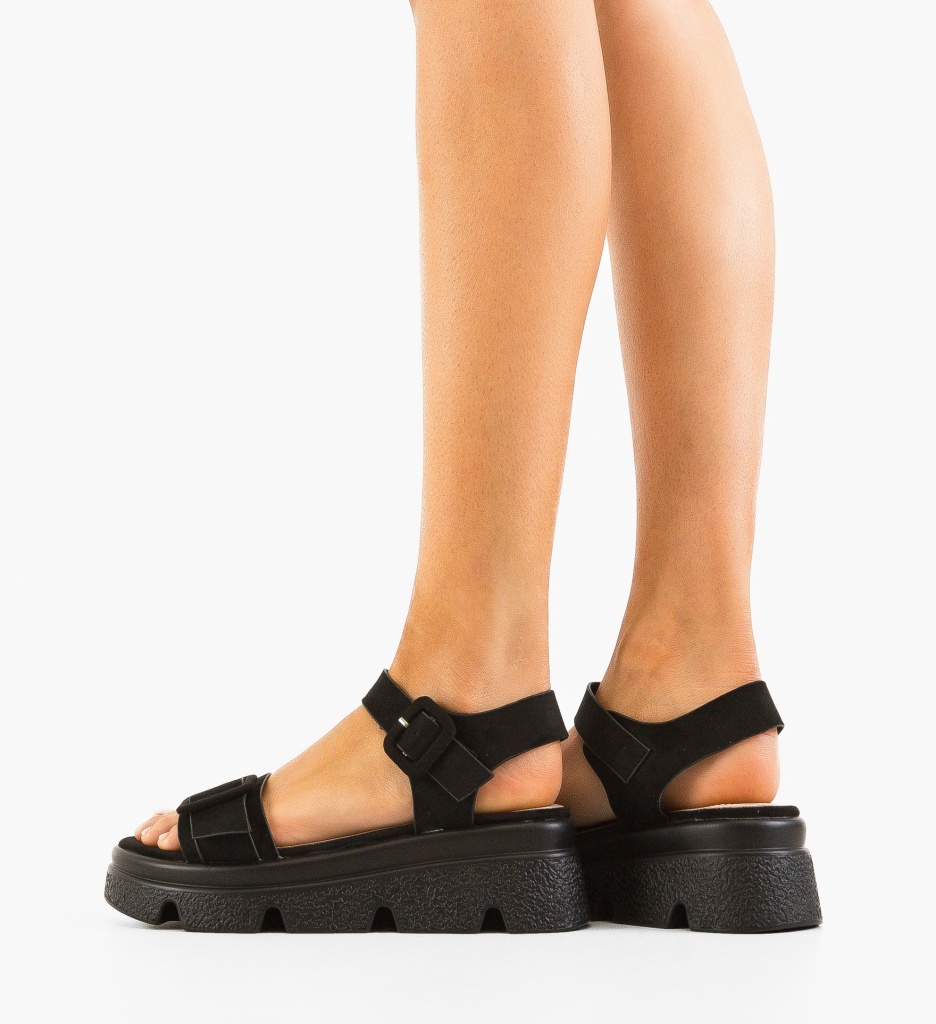 Sandale dama Maika Negre - 1 | YEO