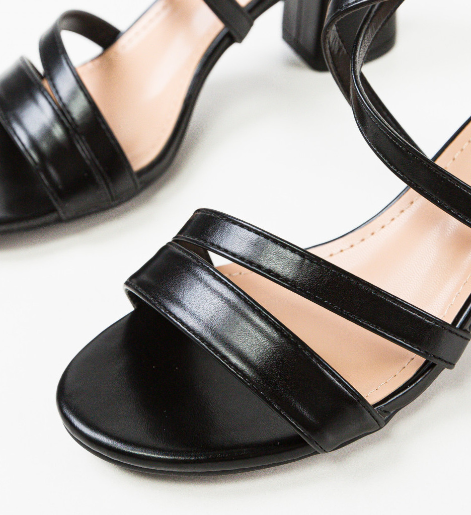 Poze Sandale dama Manana Negre depurtat.ro 