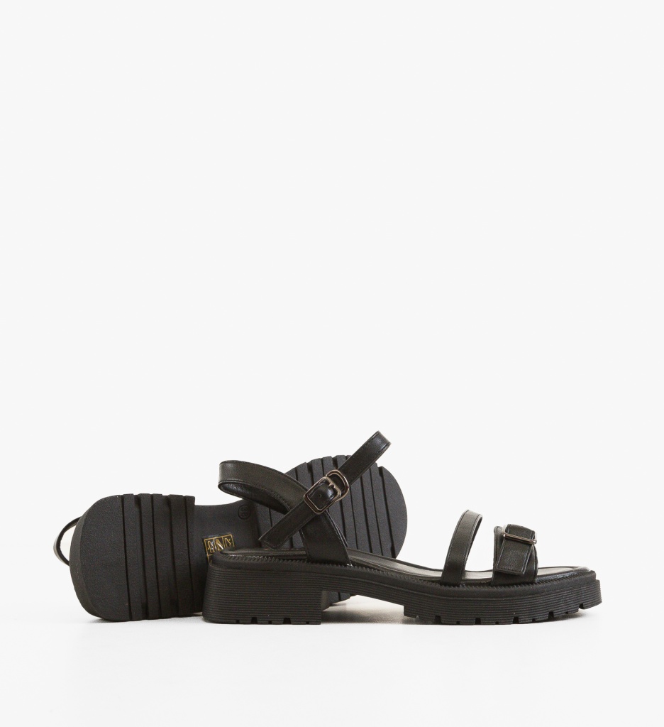 Sandale dama Mavy Negre - 3 | YEO