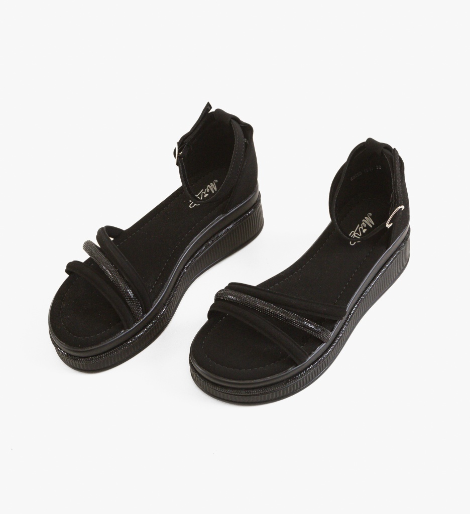 Sandale dama Modarko Negre - 4 | YEO
