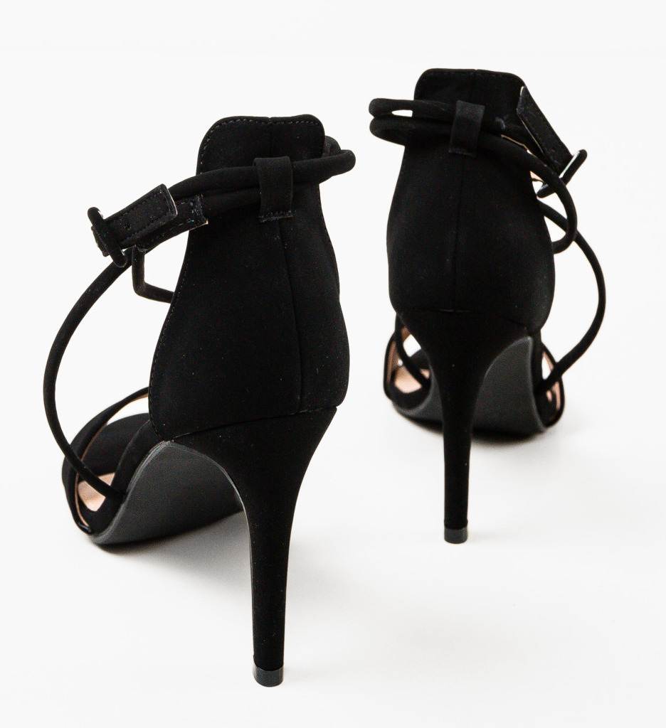 Poze Sandale dama Molly Negre depurtat.ro 