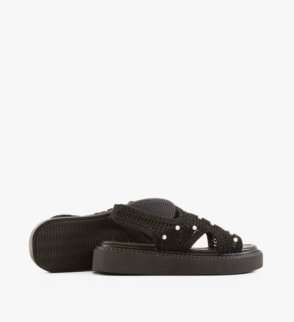 Sandale dama Parson Negre - 3 | YEO