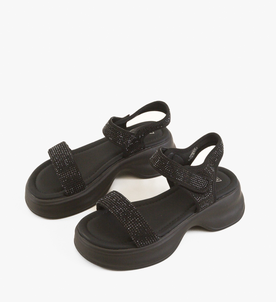 Sandale dama Ross Negre - 3 | YEO