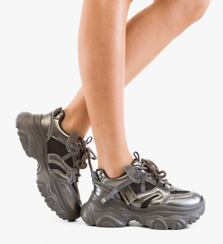 Sneakers dama Careof Gri - imagine 7