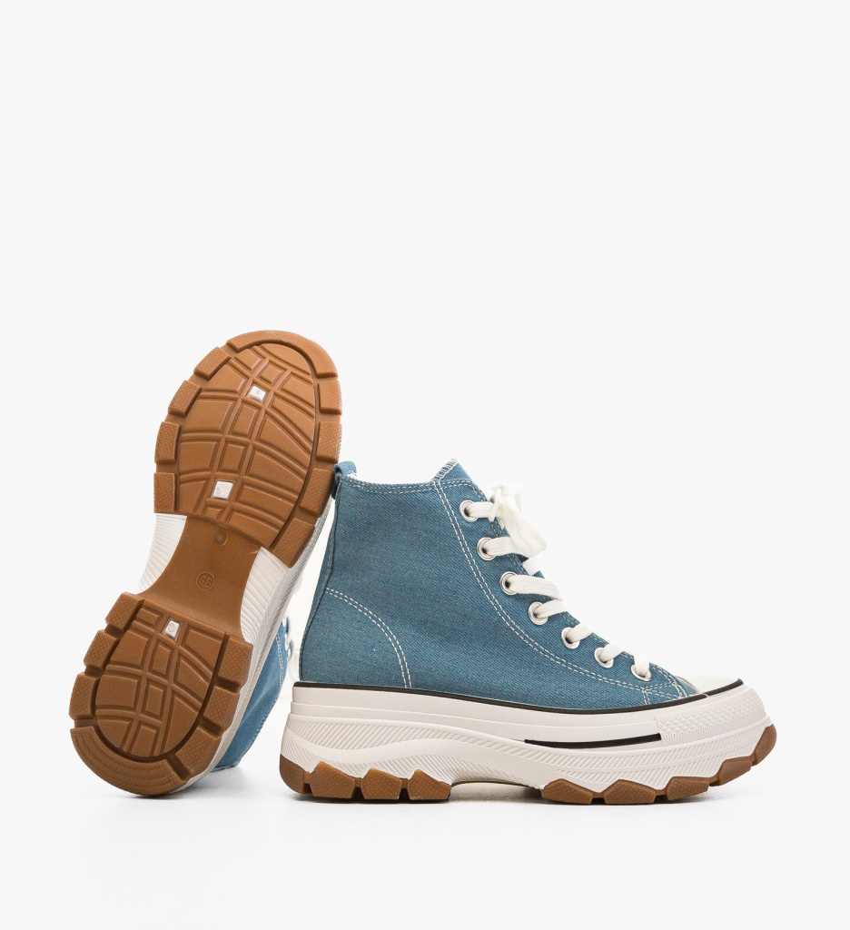 Sneakers dama Fedaz Albastri - 5 | YEO