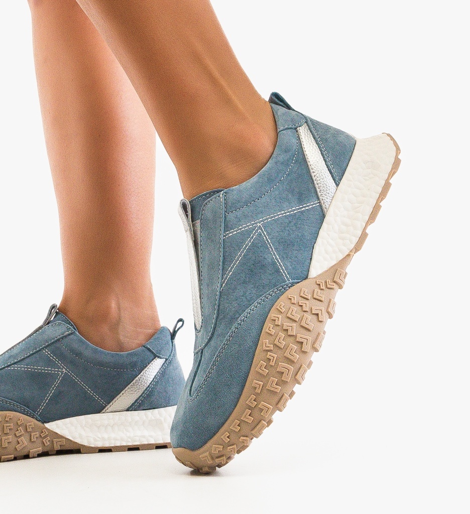 Sneakers dama Florena Albastri