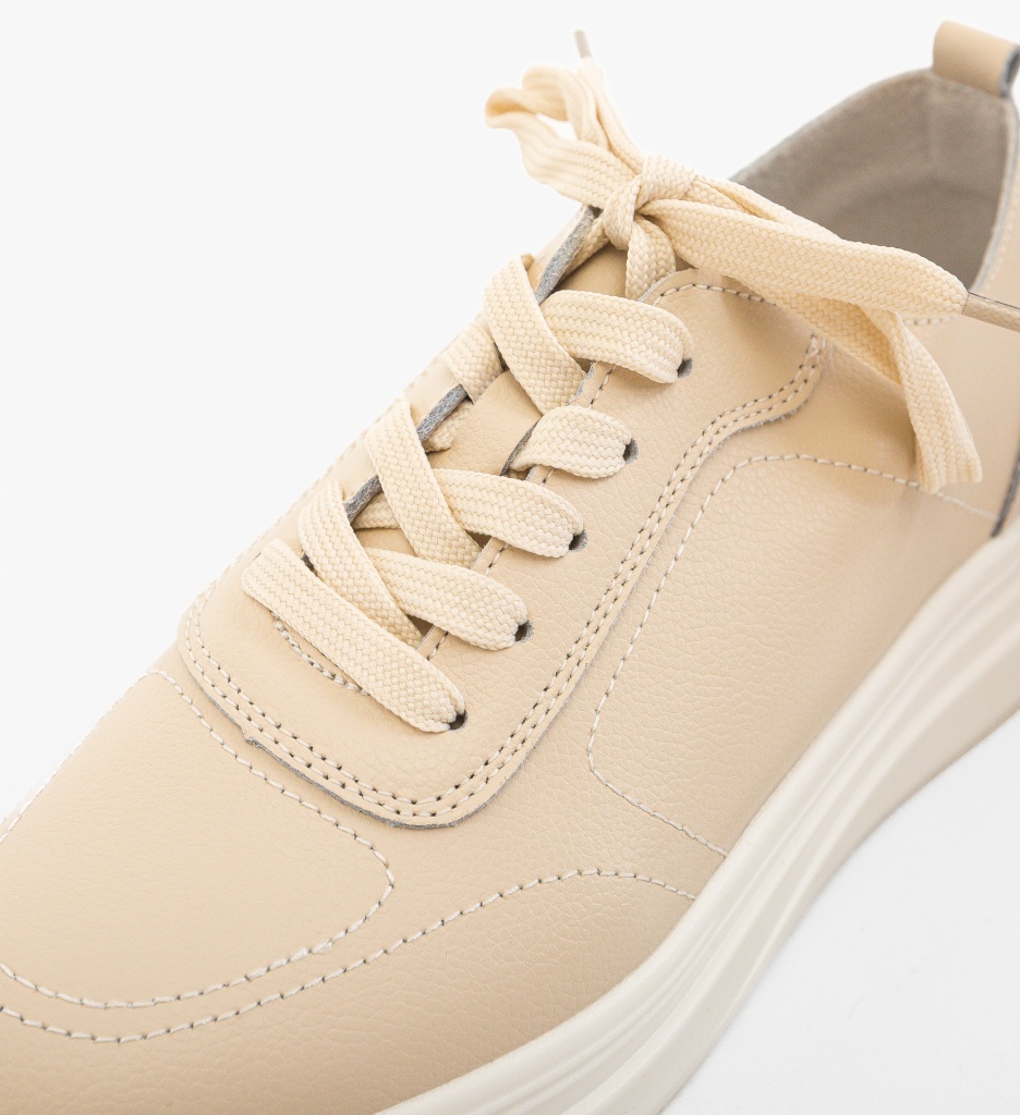 Sneakers Dama Haley Bej - 5 | YEO