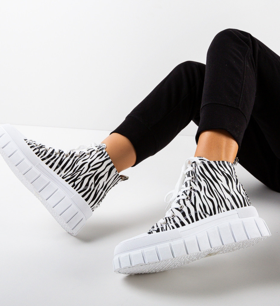 Sneakers dama Hogg Zebra - 2 | YEO