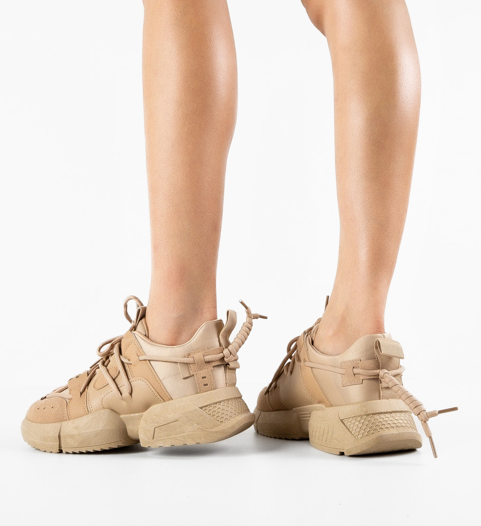 Sneakers dama John Khaki - 3 | YEO