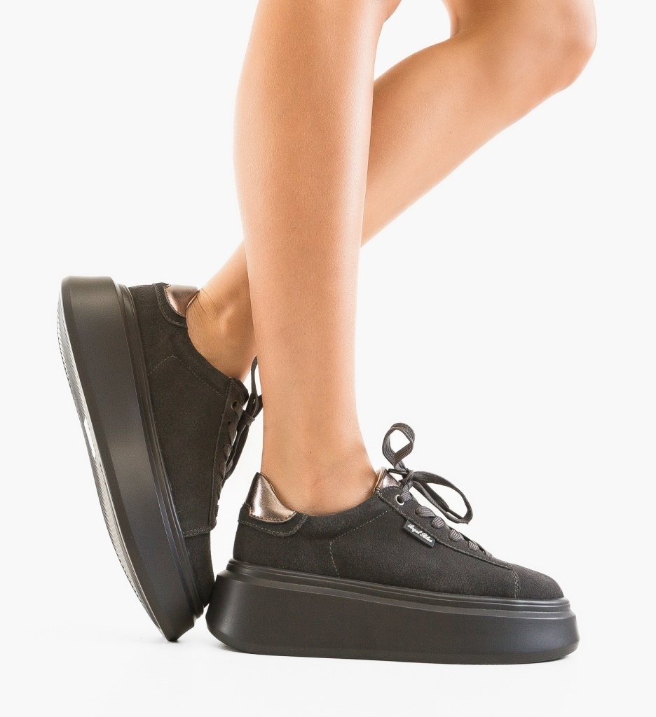 Sneakers dama Kamin Gri - 3 | YEO