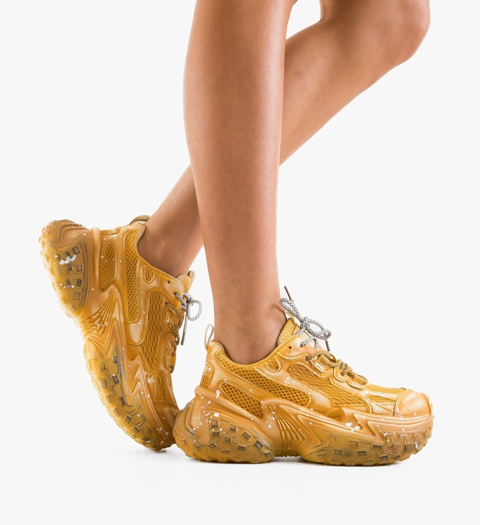 Sneakers dama Kannka Galbeni - 2 | YEO