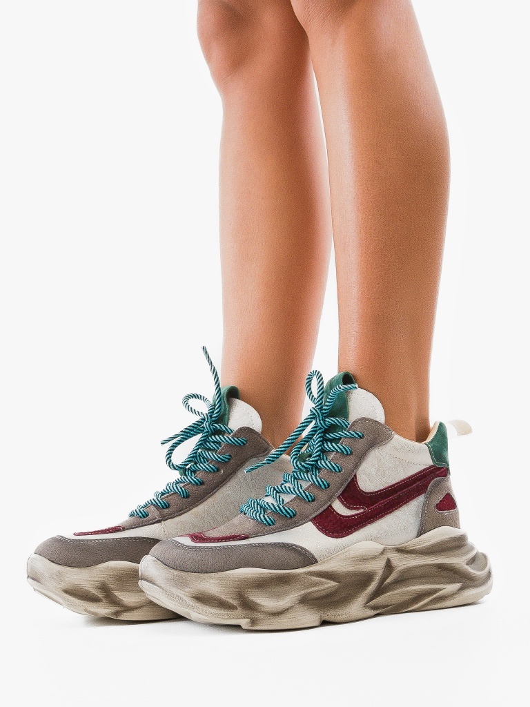 Sneakers dama Kulana Gri 2