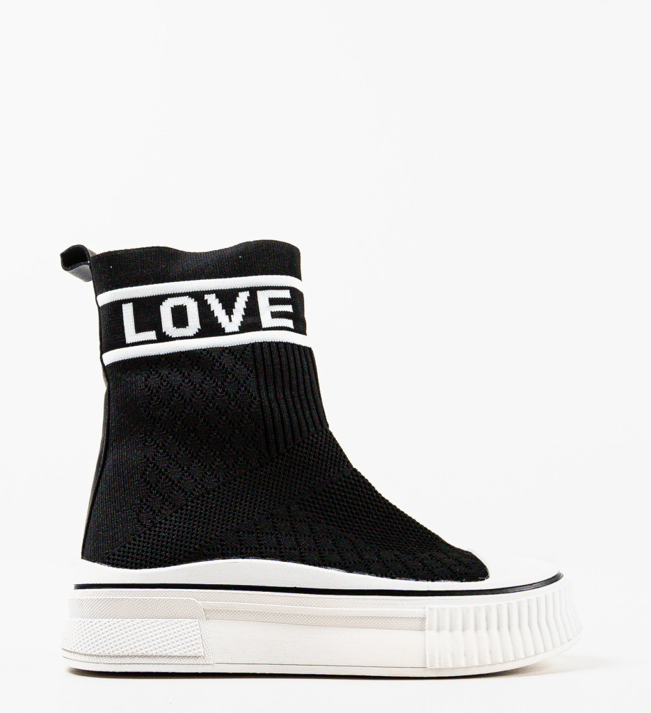 Sneakers dama Loveest Negri - 4 | YEO