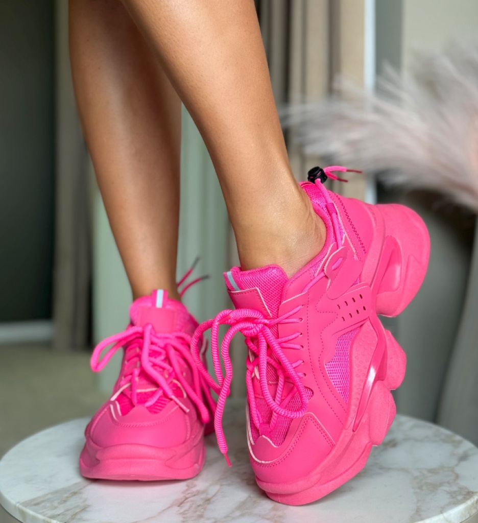 Sneakers dama Nertar Fuchsia - 3 | YEO