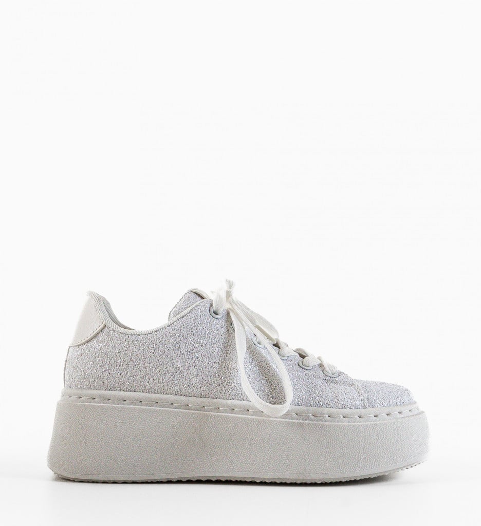 Sneakers dama Nisipo Albi - 1 | YEO