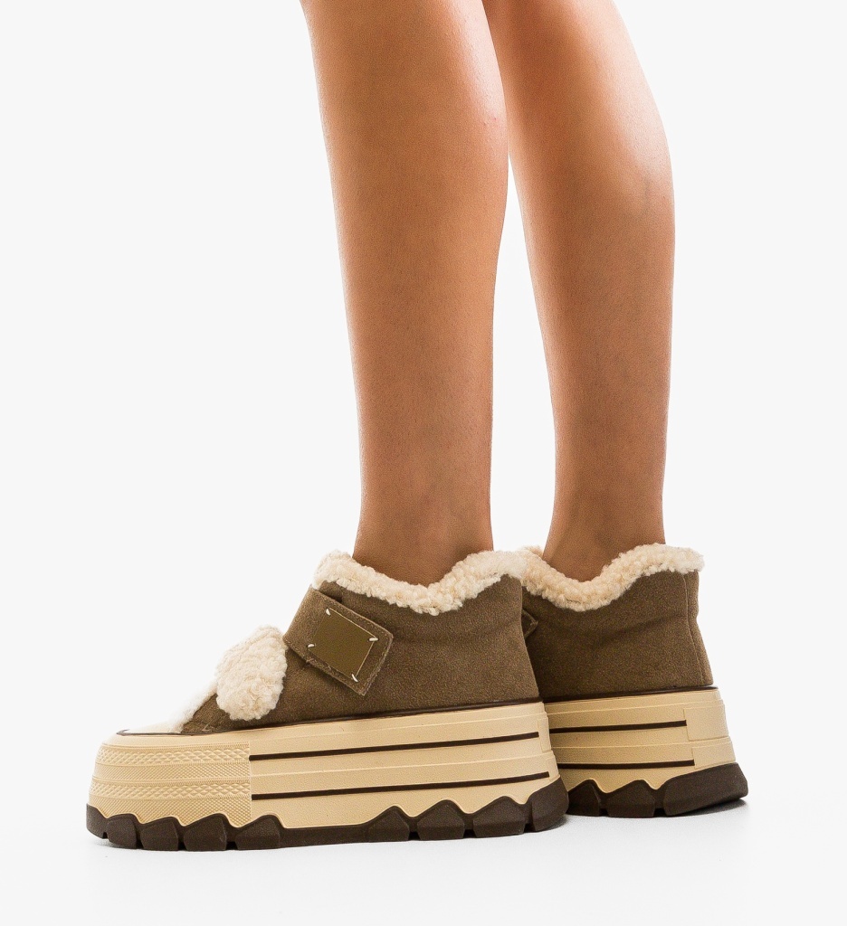 Sneakers dama Ojuh Khaki - 1 | YEO