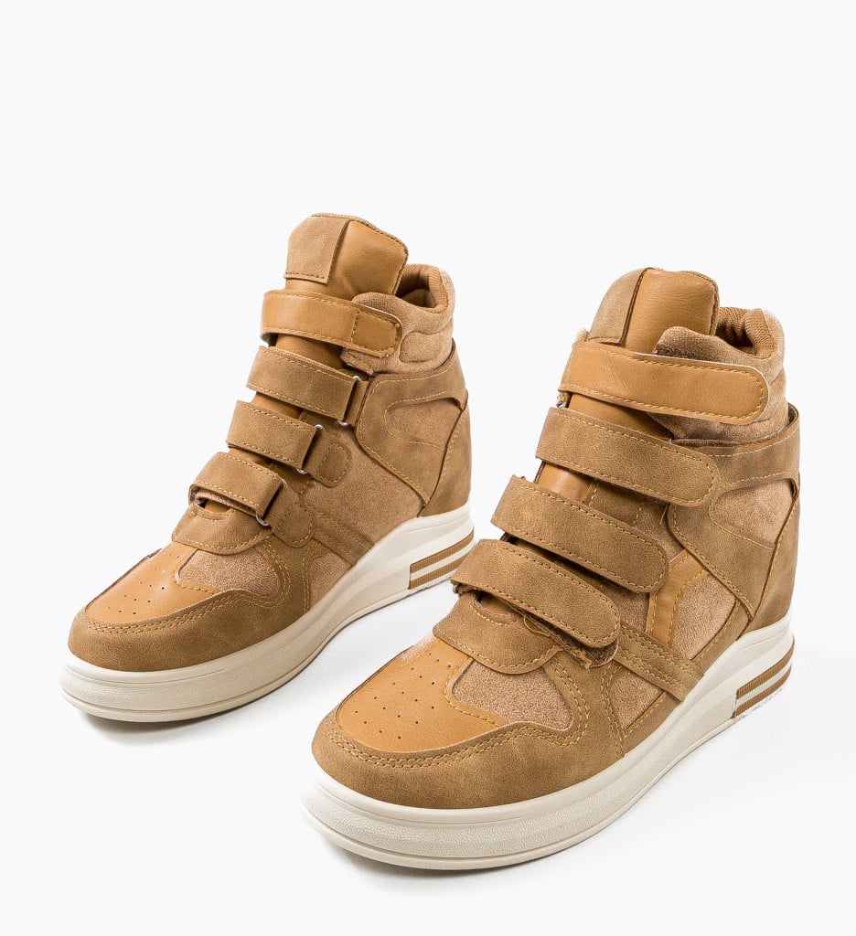 Sneakers dama Scott Khaki - 4 | YEO