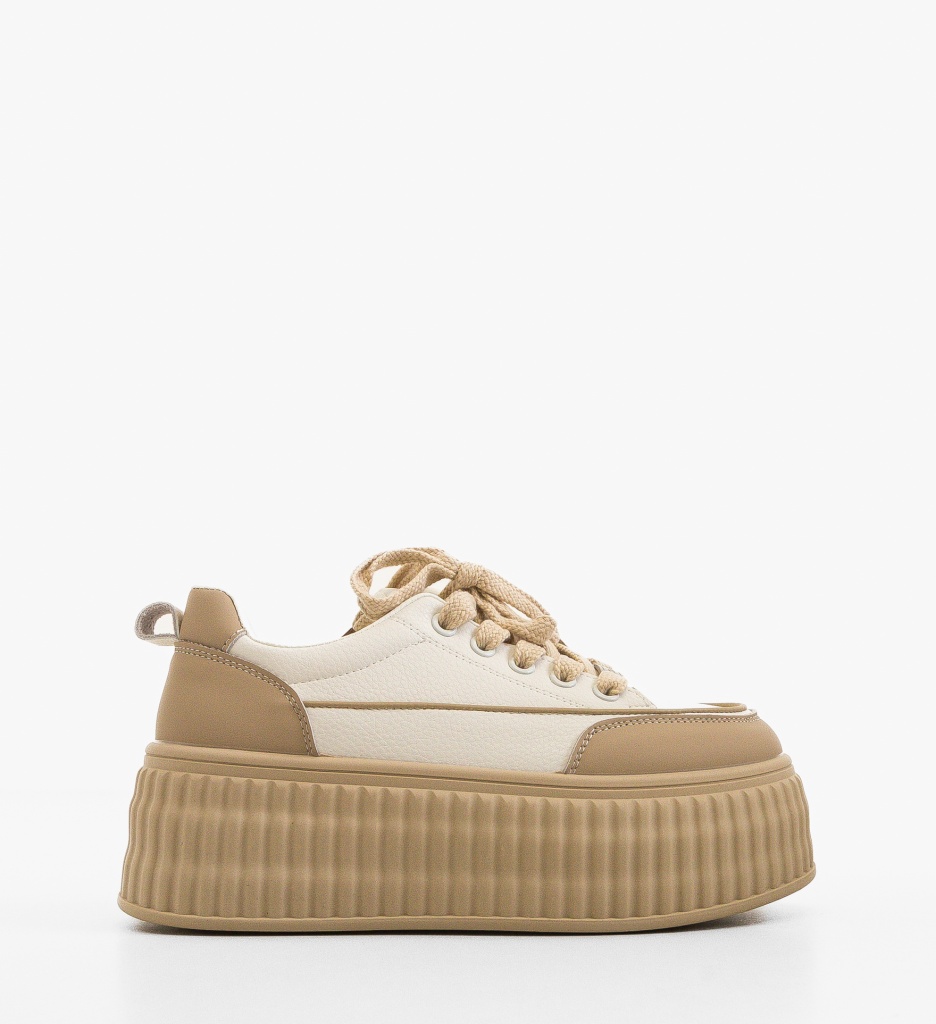 Sneakers dama Staty Bej - 2 | YEO