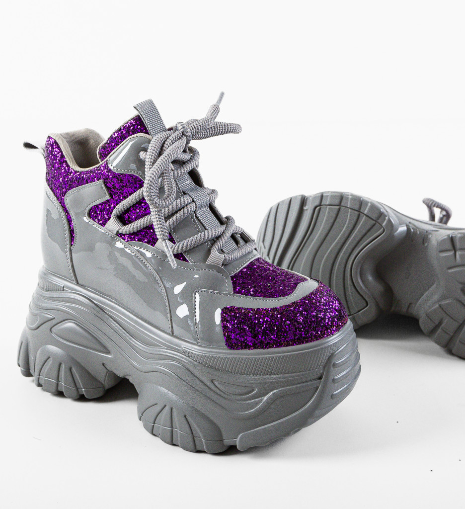 Poze Sneakers dama Tijuana Mov DePurtat