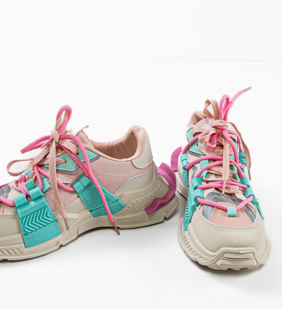 Sneakers dama Tucker Turcoaz - 5 | YEO