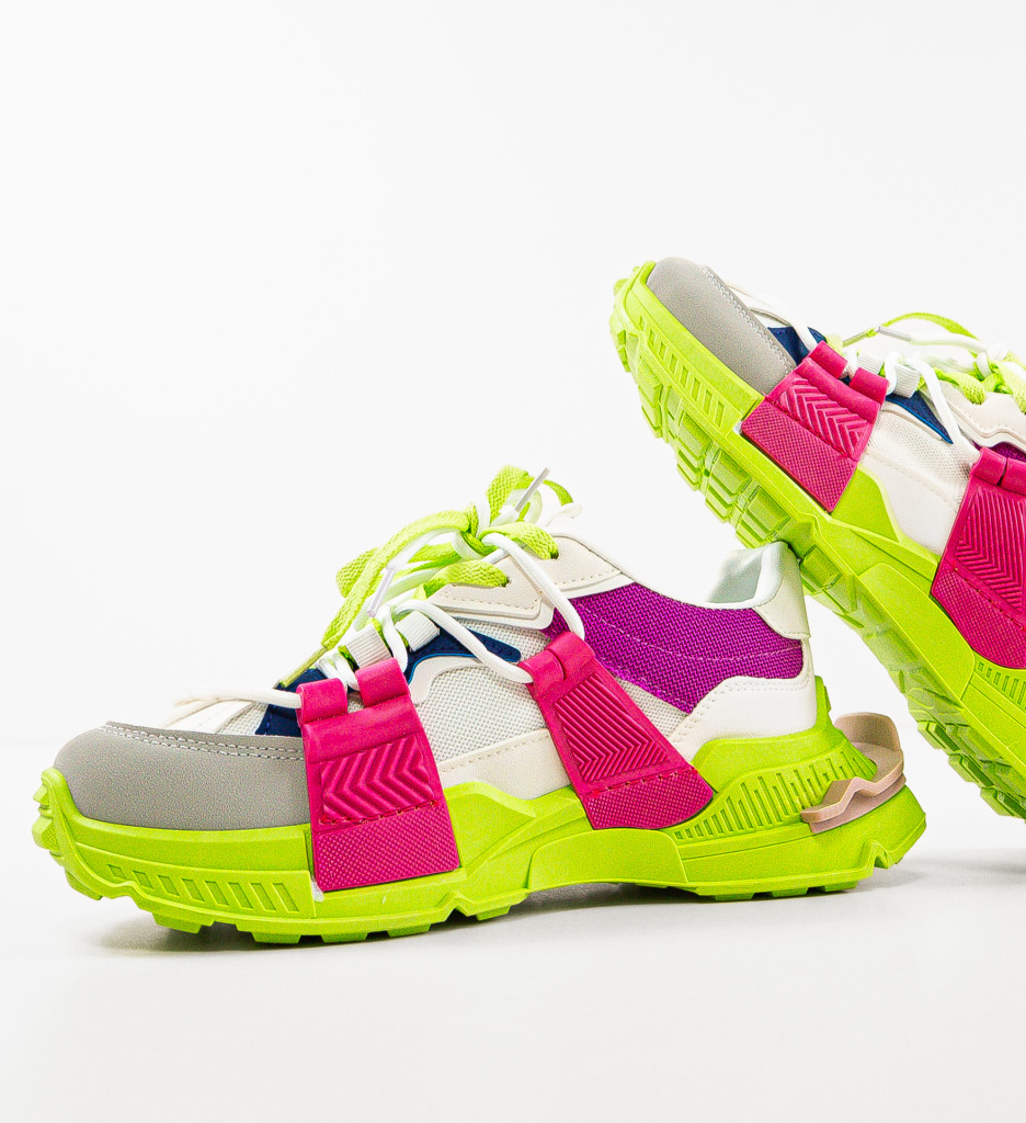 Sneakers dama Tucker Verzi Neon - 4 | YEO