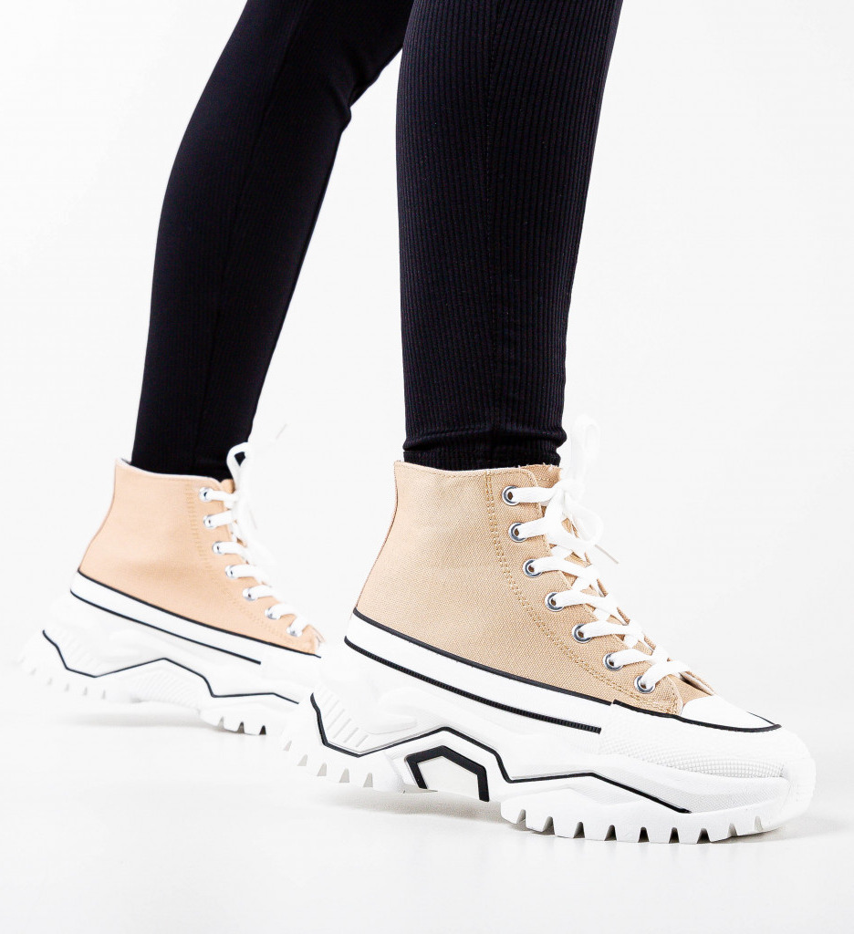 Sneakers dama Wolfe Khaki - 2 | YEO