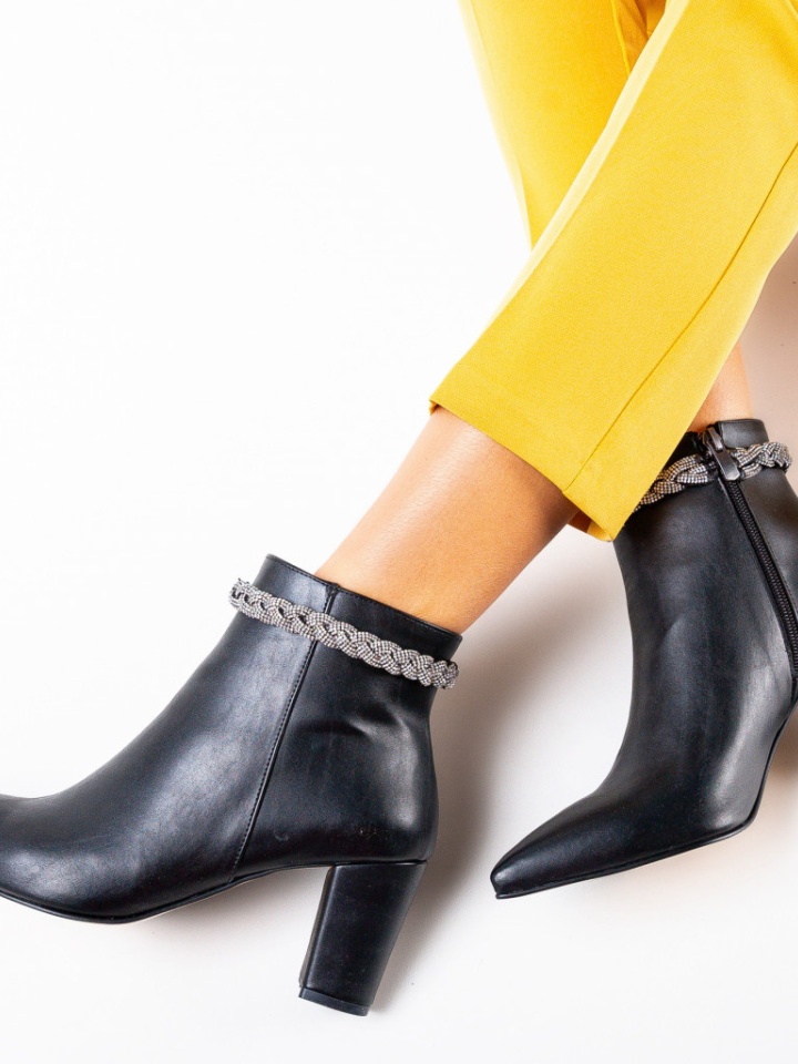 Botine dama Report Negre