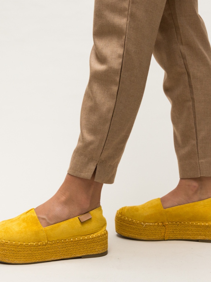 Espadrile Hamudek Galbeni