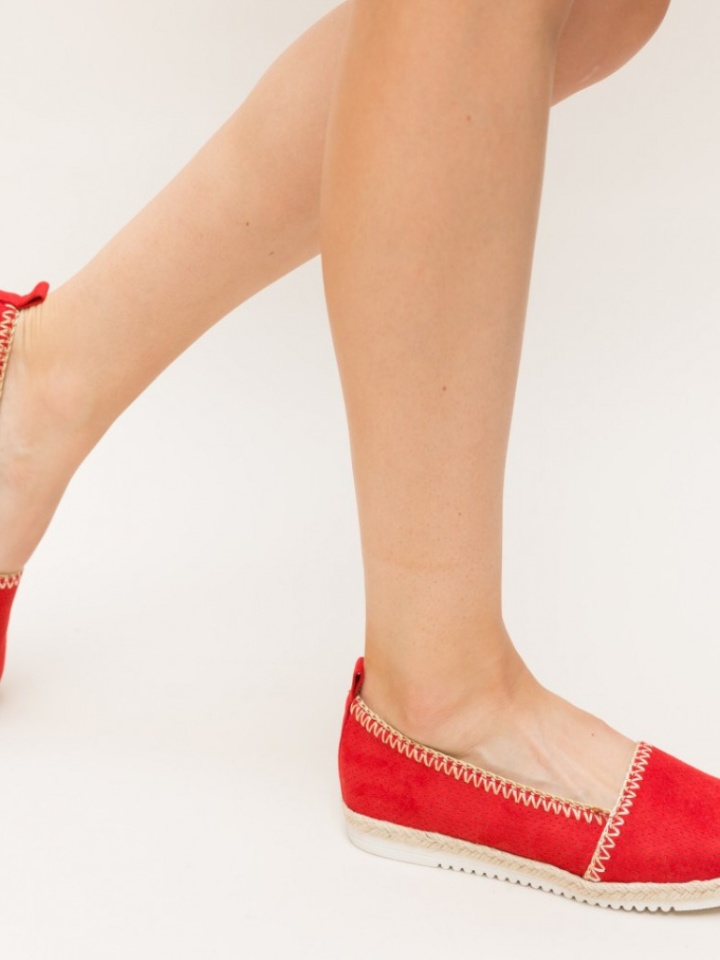 Espadrile Volpy Rosii