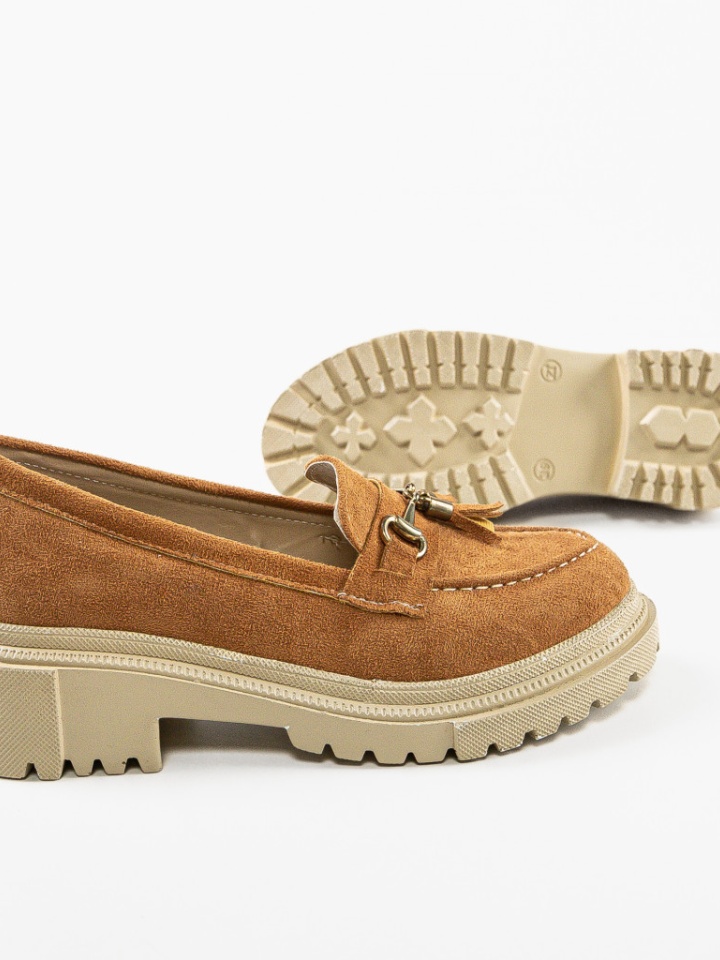 Pantofi casual dama Kajiku Camel