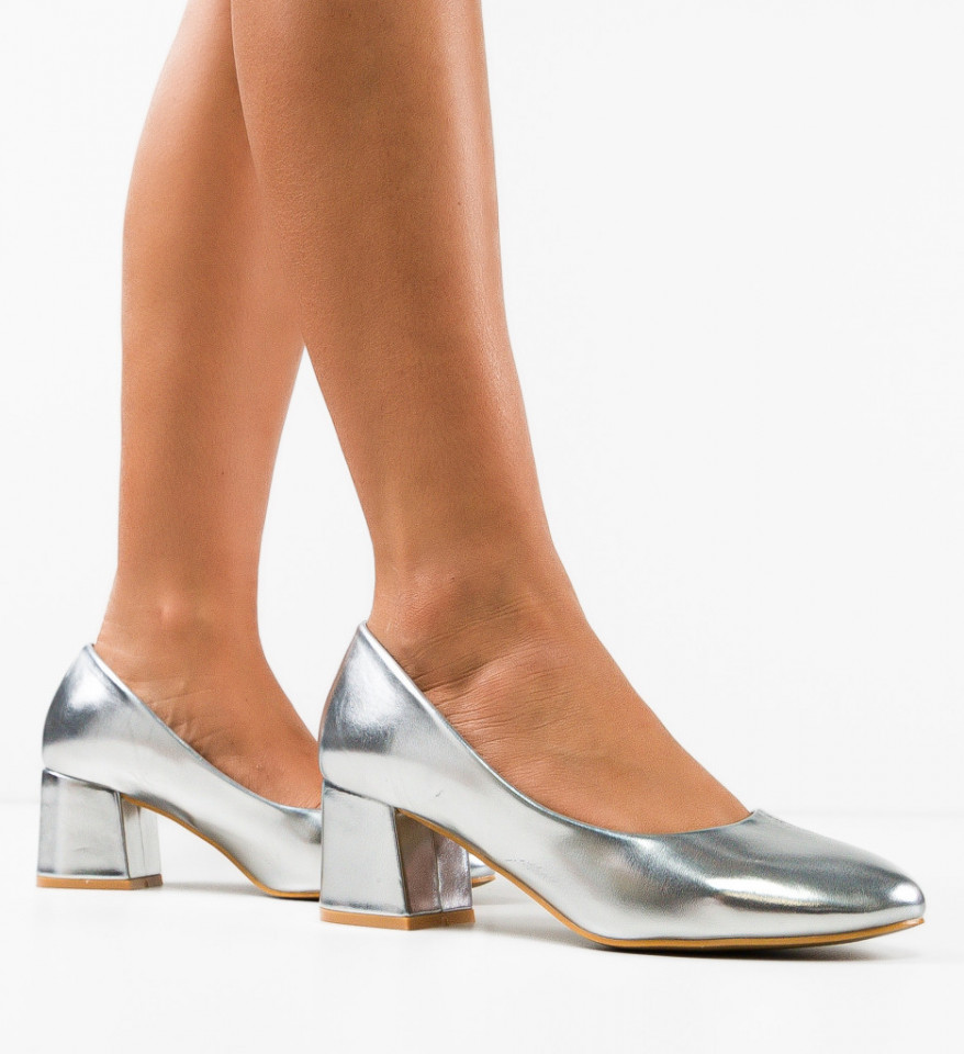 Pantofi dama Cobb Argintii