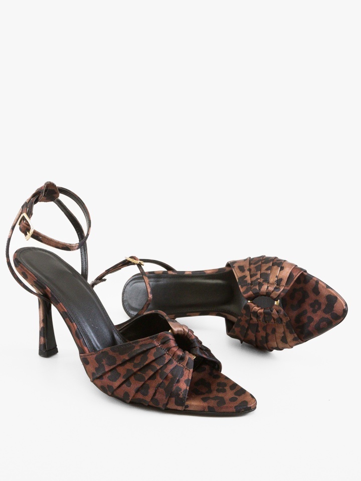 Sandale cu toc Yavay Print