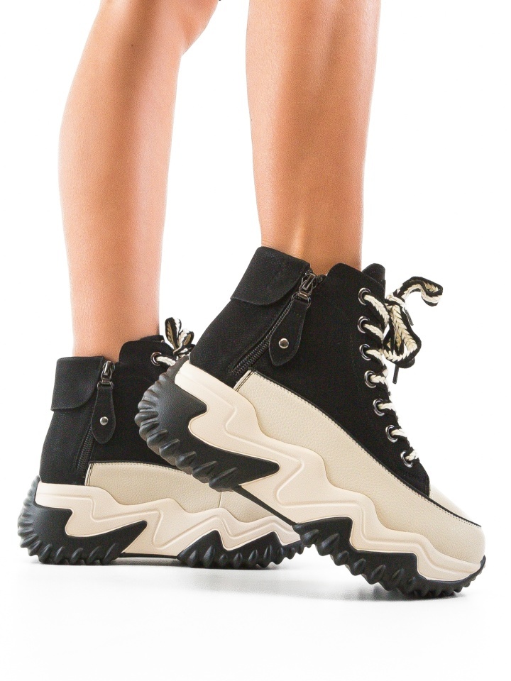Sneakers dama Lammy Negre