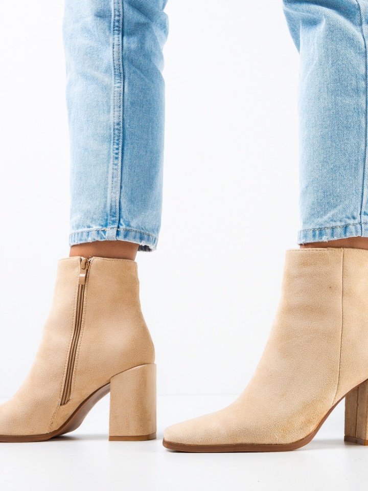 Botine dama Kyra Bej