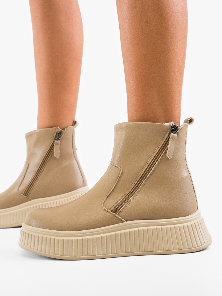Ghete dama Nutti Khaki 2