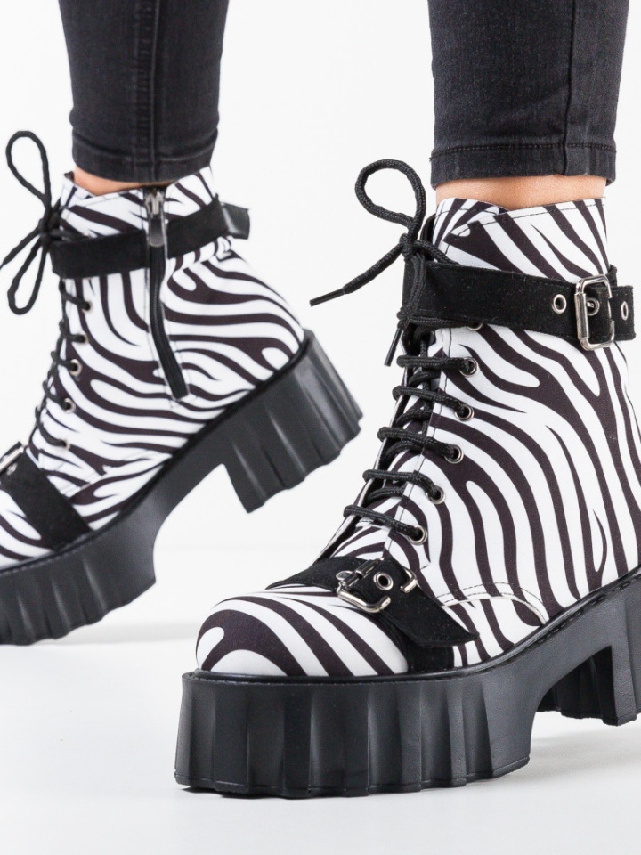 Ghete dama Vance Zebra