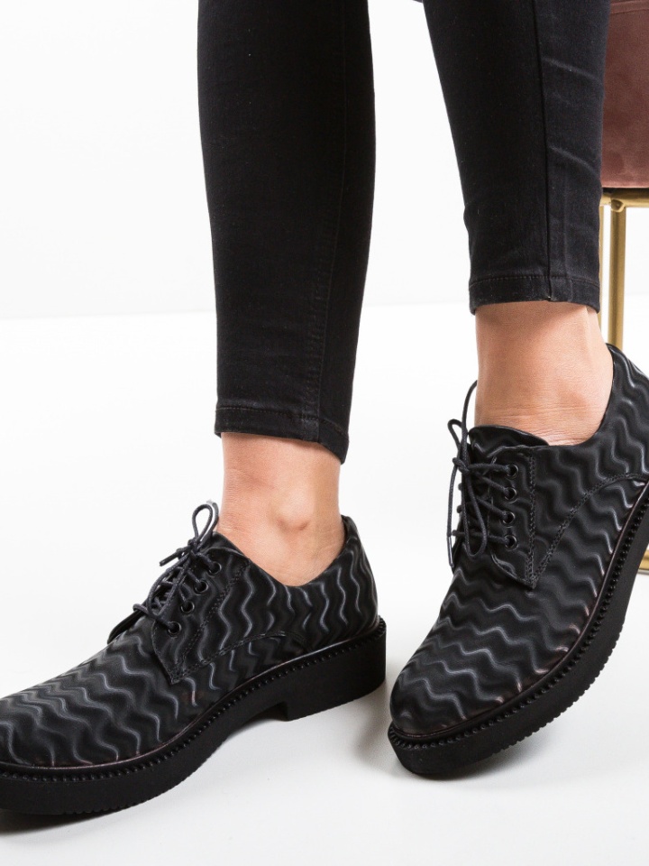 Pantofi Casual Cats Negri