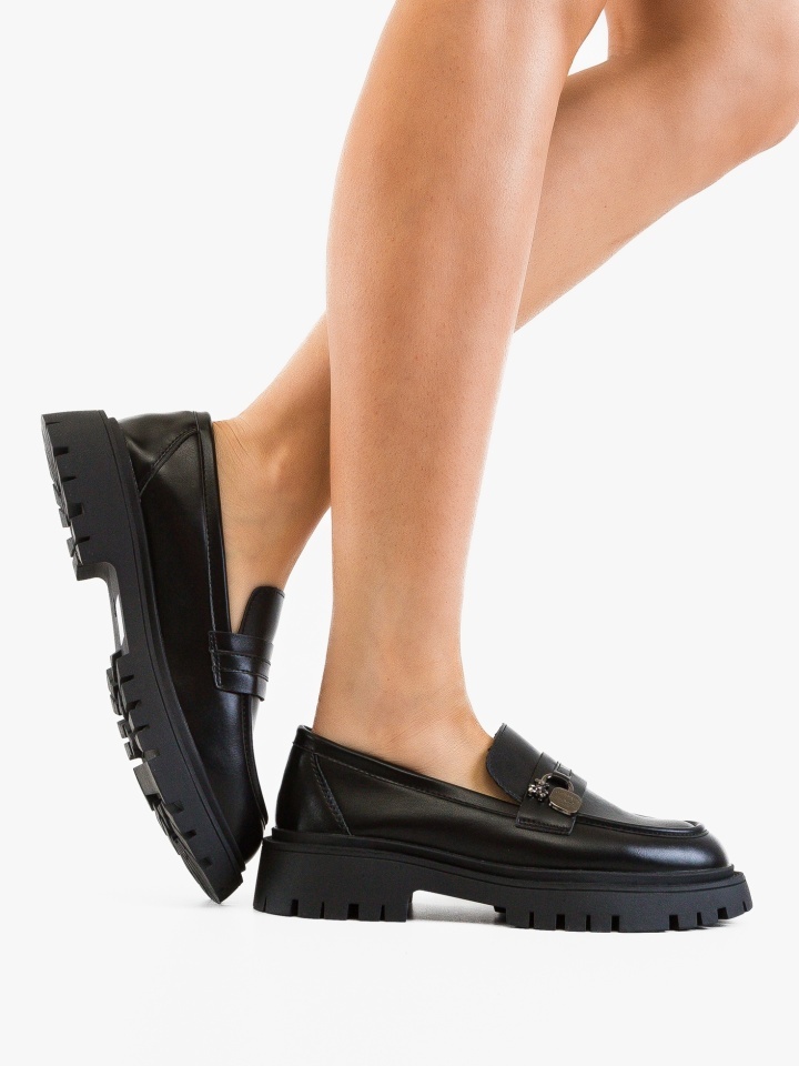 Pantofi casual dama Dufren Negri 2