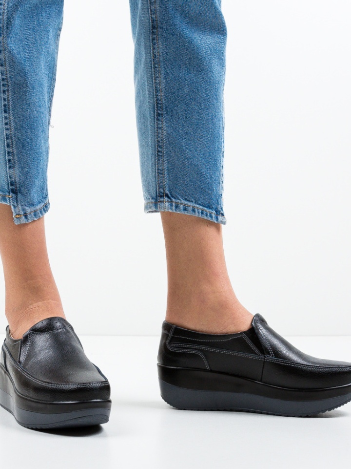 Pantofi Casul Freeman Negri