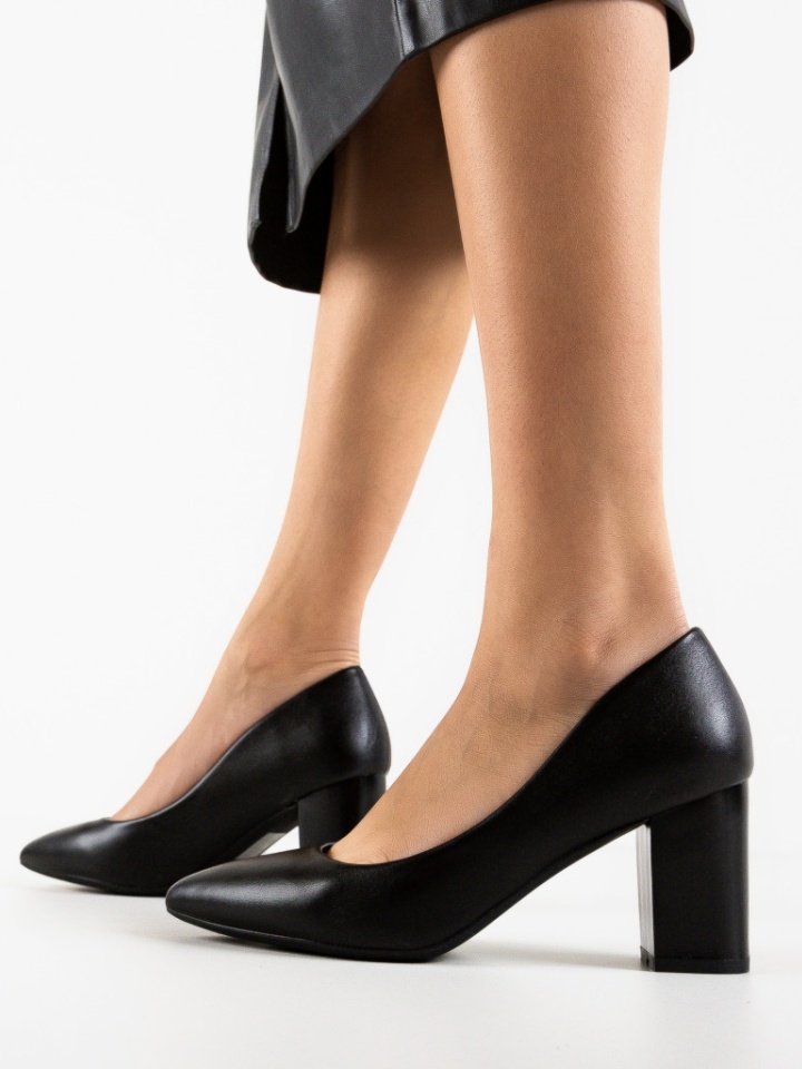Pantofi cu toc Mylkay Negri