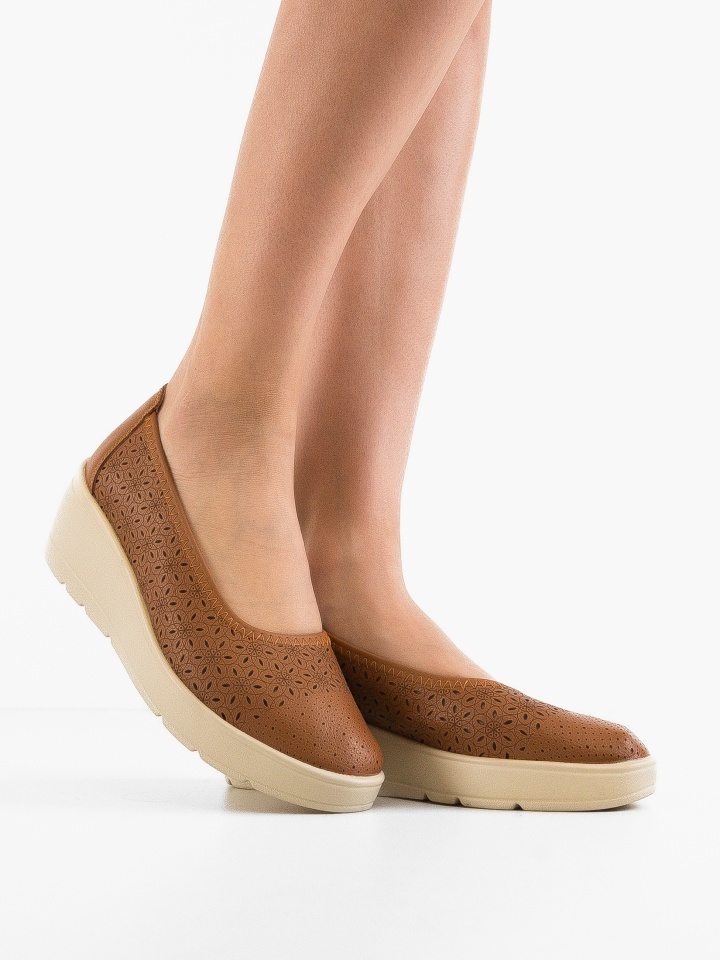 Platforme dama Kamiz Camel