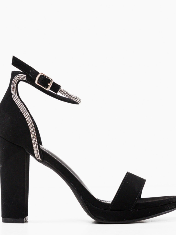 Sandale cu toc Cooper Negre