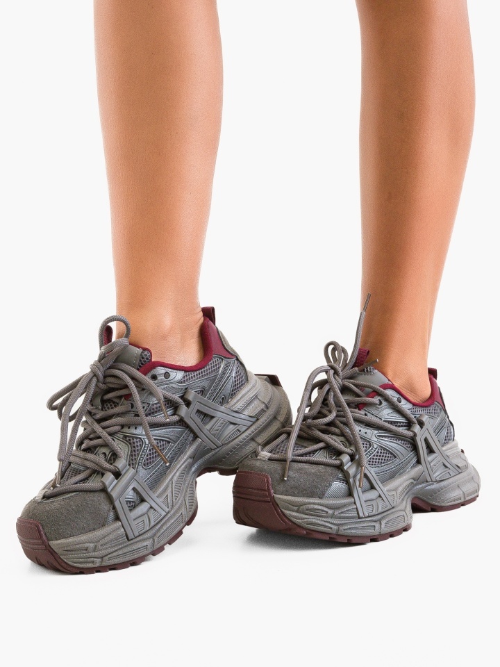 Sneakers dama Okkos Gri
