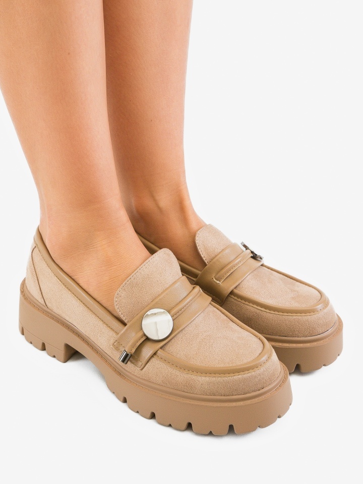 Pantofi Casual Nuritona Khaki