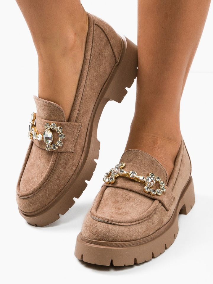 Pantofi Casual Shania Khaki