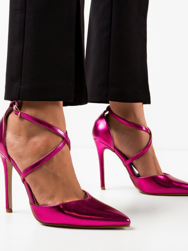 Pantofi cu toc Arpat Fuchsia